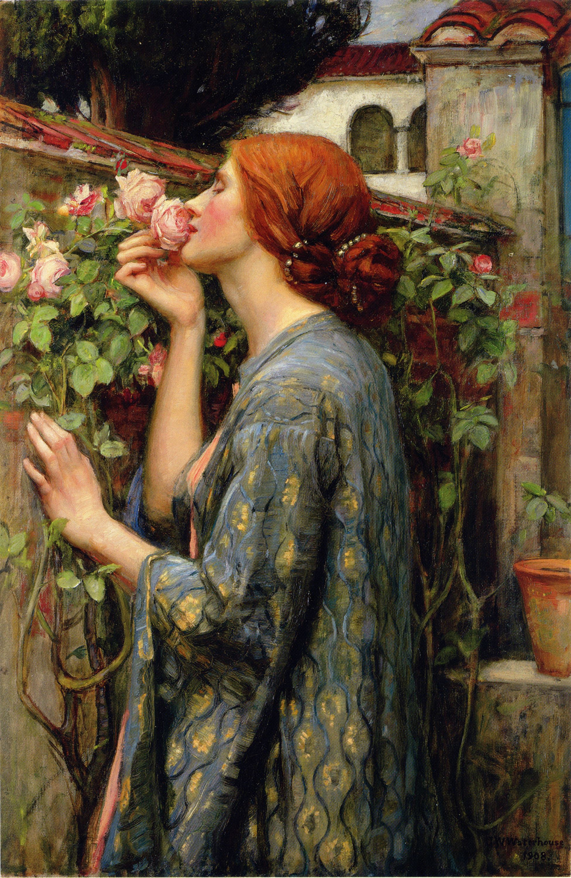 Obraz "The Soul of the Rose" - John William Waterhouse (1908)
